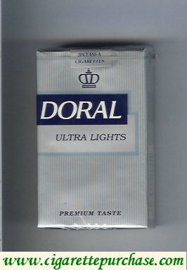 Doral Premium Taste Ultra Lights cigarettes soft box